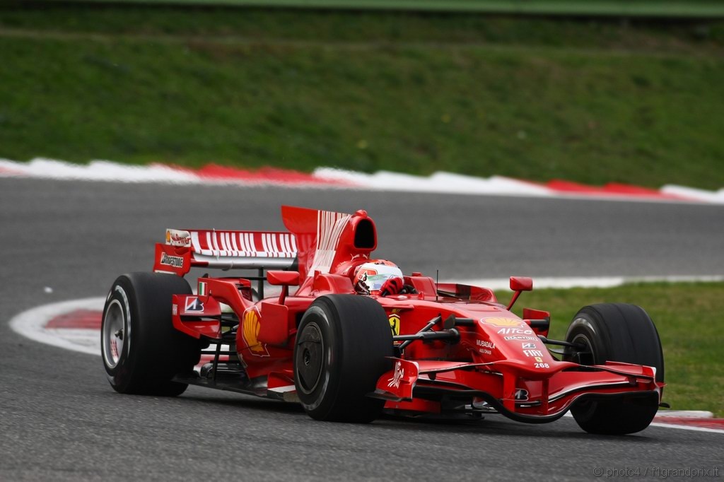 Test Ferrari F2008 Italian F3 Drivers Vallelunga